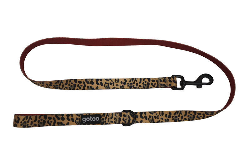 Gotoo - Laisse Léopard pour Chien Image numéro 1 Gotoo - Laisse Léopard pour Chien Image numéro 1