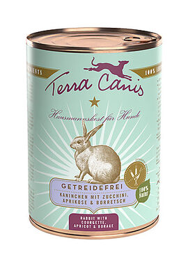 Terra Canis - Aliment Naturel sans Céréales au Lapin pour Chiens - 400g