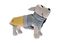 Ferribiella - Doudoune Imperméable Jaune et Gris pour Chien - 36cm Indicateur image numéro 3
