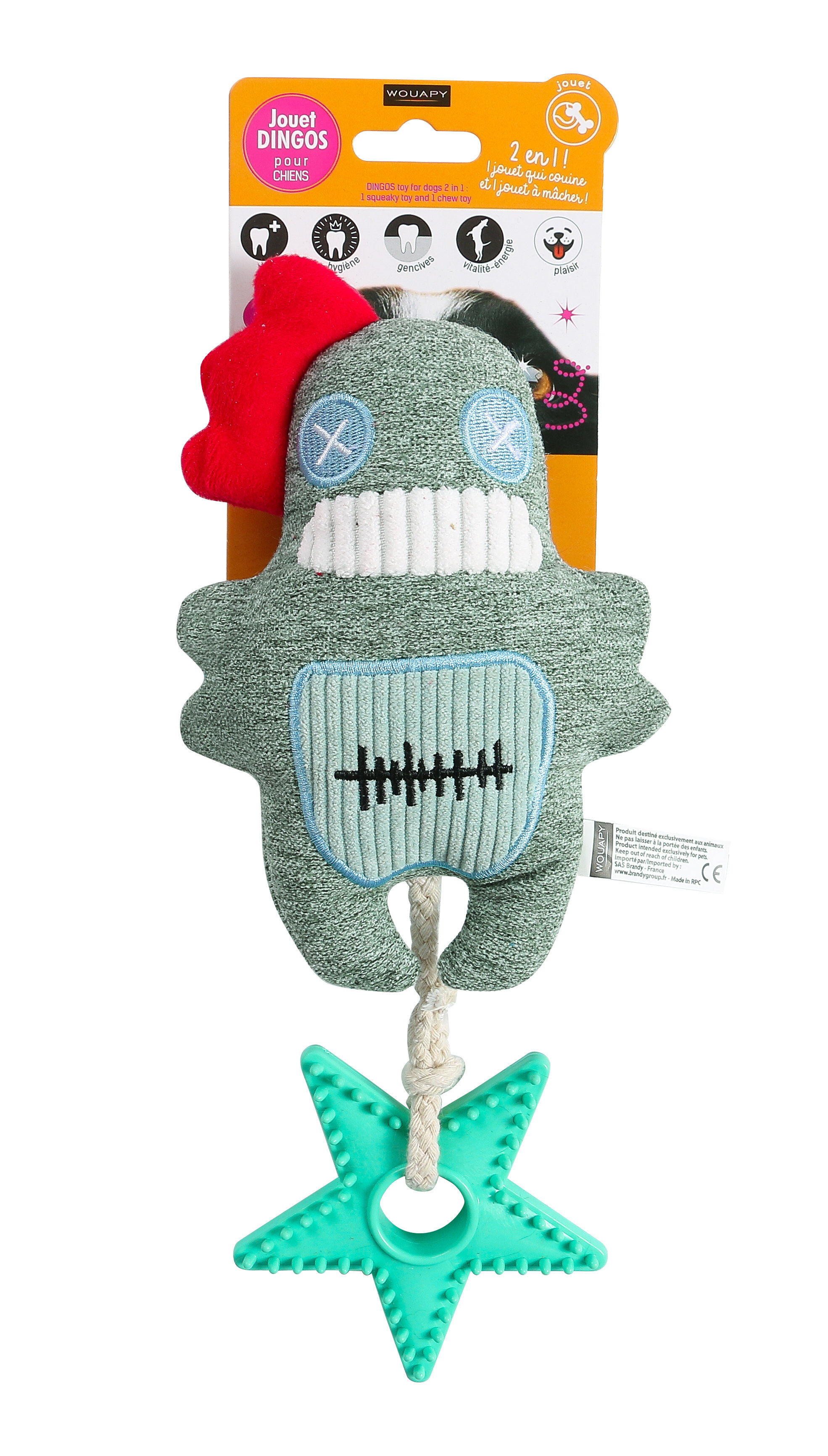 Wouapy - Jouet Dingos Roxy pour Chien - 25cm Image num&eacute;ro 2