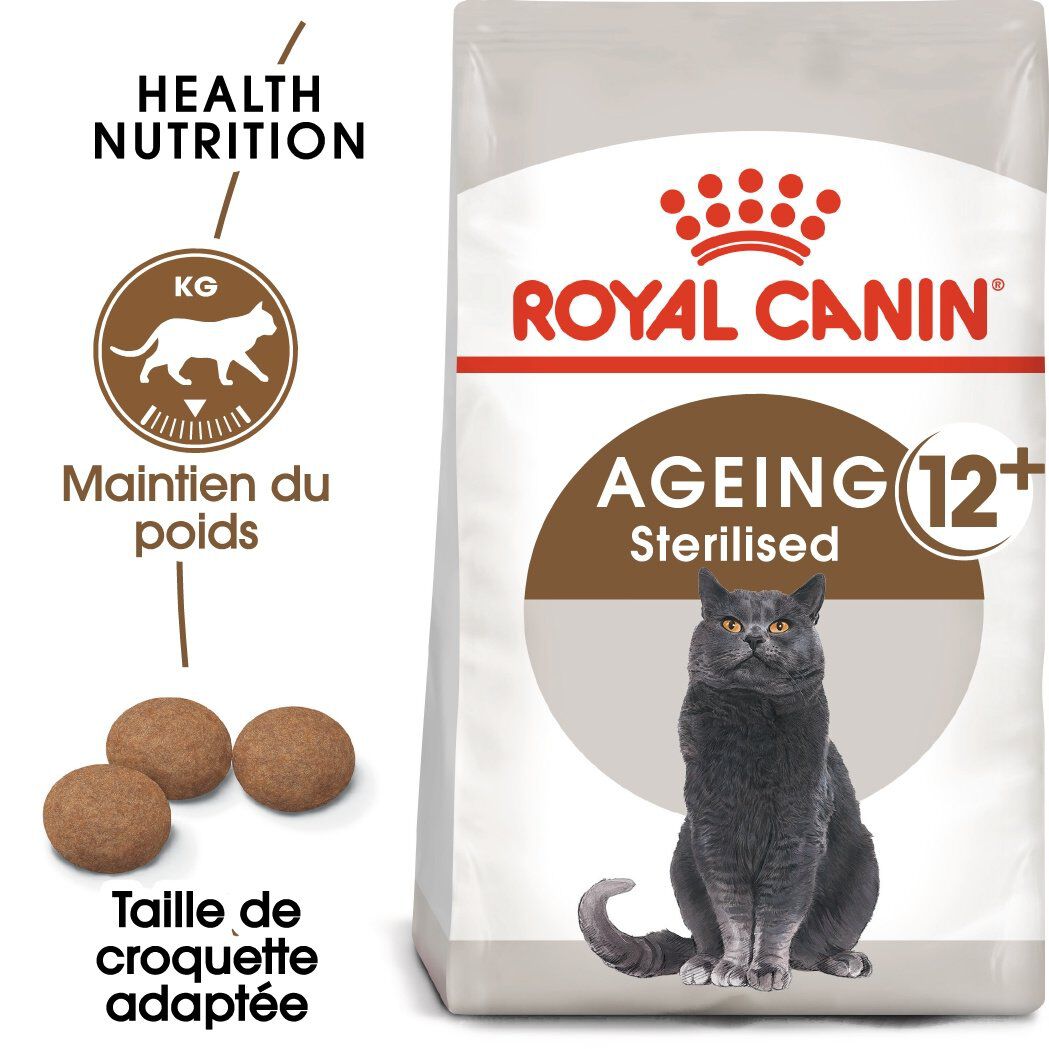 Royal Canin - Croquettes Senior Sterilised 12+ pour Chat Senior - 2 Kg Image num&eacute;ro 2