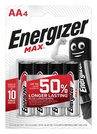 Energizer - Lot Piles Alcalines MAX AA/LR6 - x4