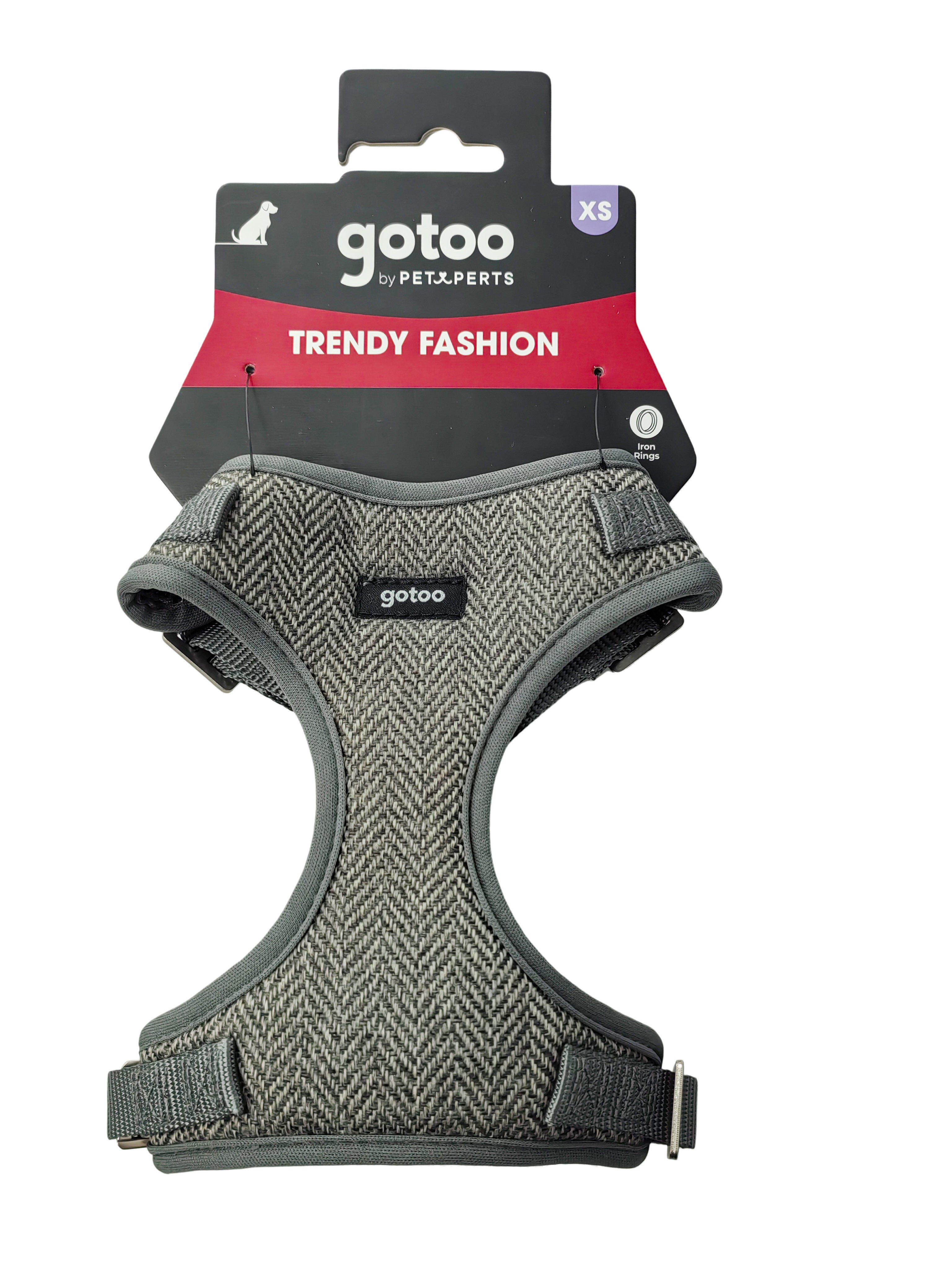 Gotoo - Harnais Chevron Gris pour Chien - XS Image num&eacute;ro 5