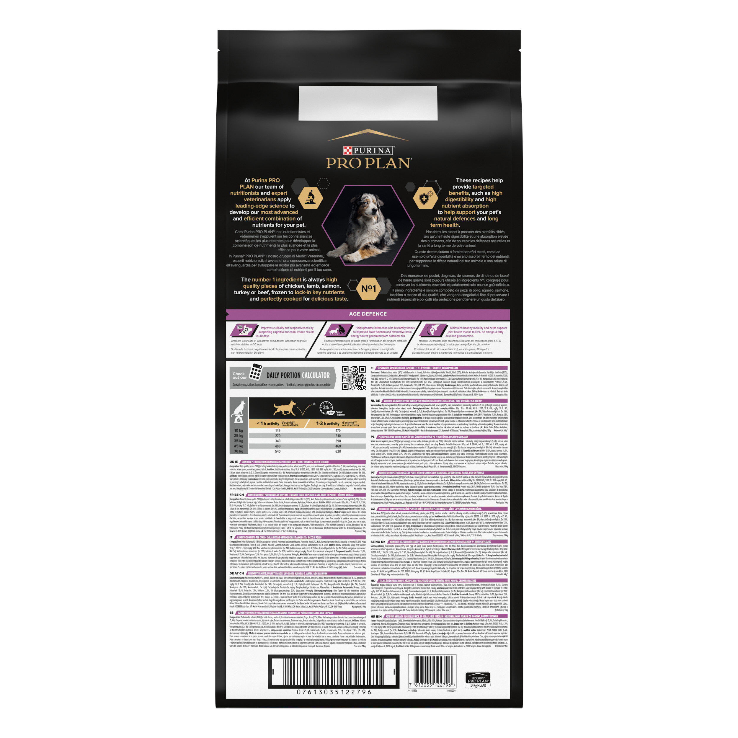 Pro Plan - Croquettes Optiage Medium & Large Adult 7+ Poulet pour Chien Senior - 14Kg Image num&eacute;ro 6