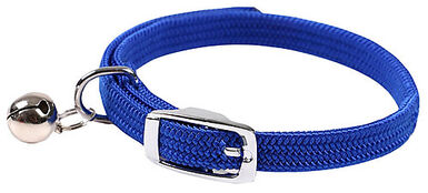 Animalis - Collier Elastic pour Chat - Bleu