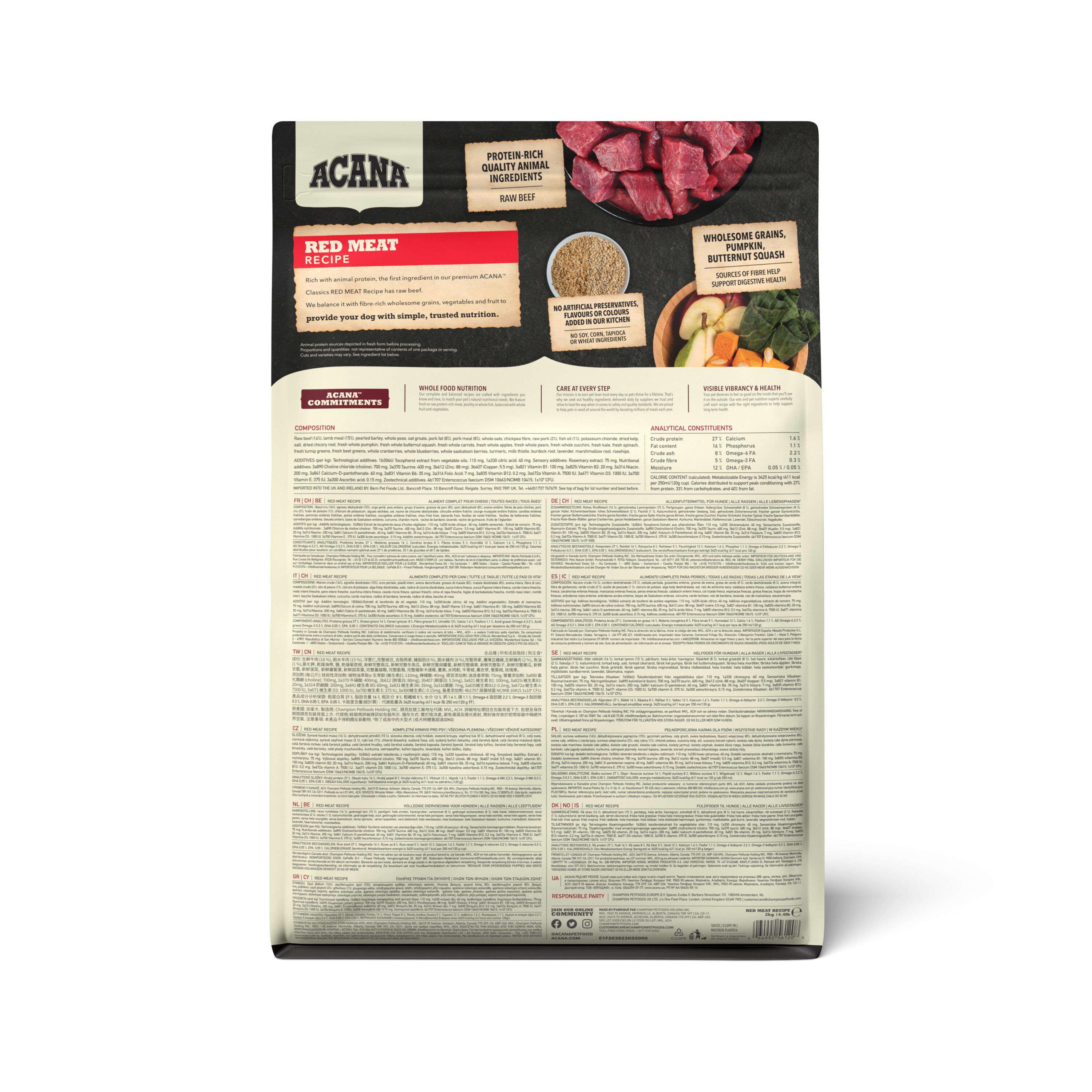 Acana - Croquettes Classics Classic Red pour Chien - 2Kg Image num&eacute;ro 1