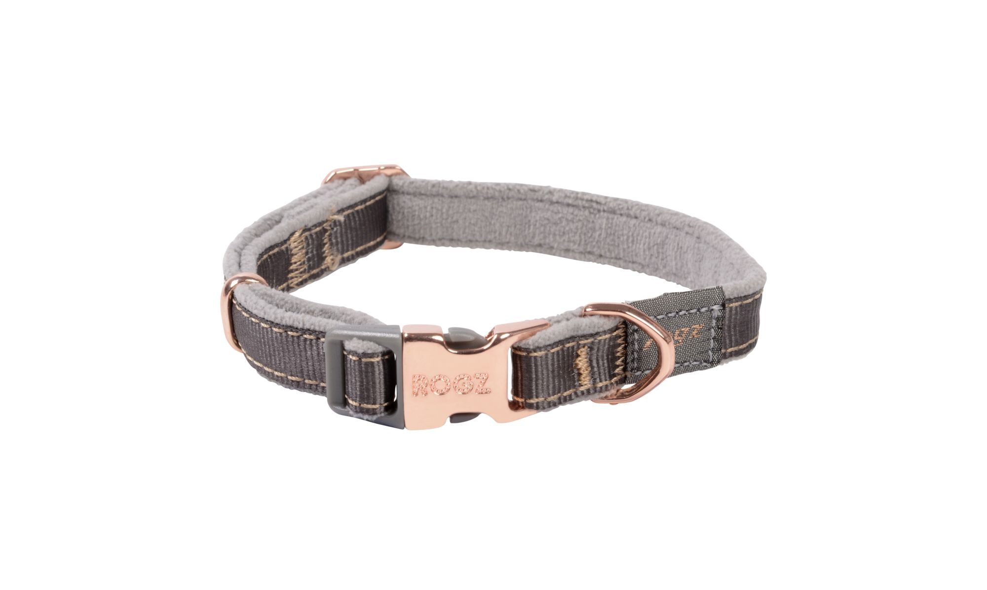 Rogz - Collier Urban Taupe pour Chiens - S Image num&eacute;ro 1