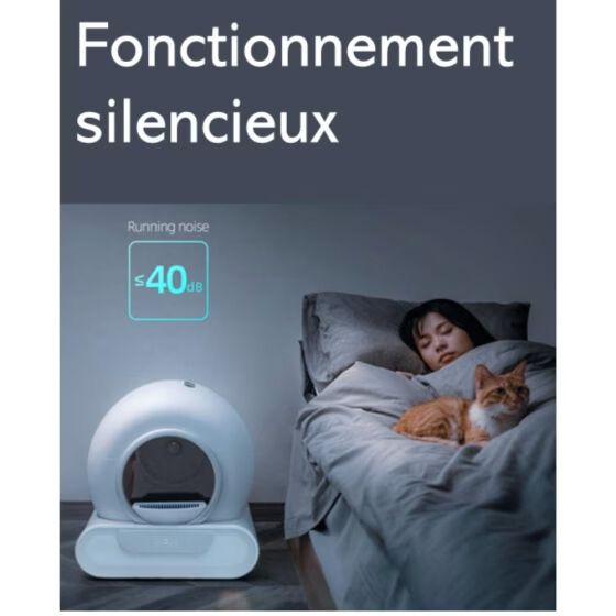 Mon Ami Luki - Maison de Toilette Automatique sans Odeur pour Chats - 48x53x51cm Image num&eacute;ro 6