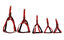 Gotoo - Harnais Essentials en Nylon Premium Rouge pour Chien - XS Indicateur image numéro 9