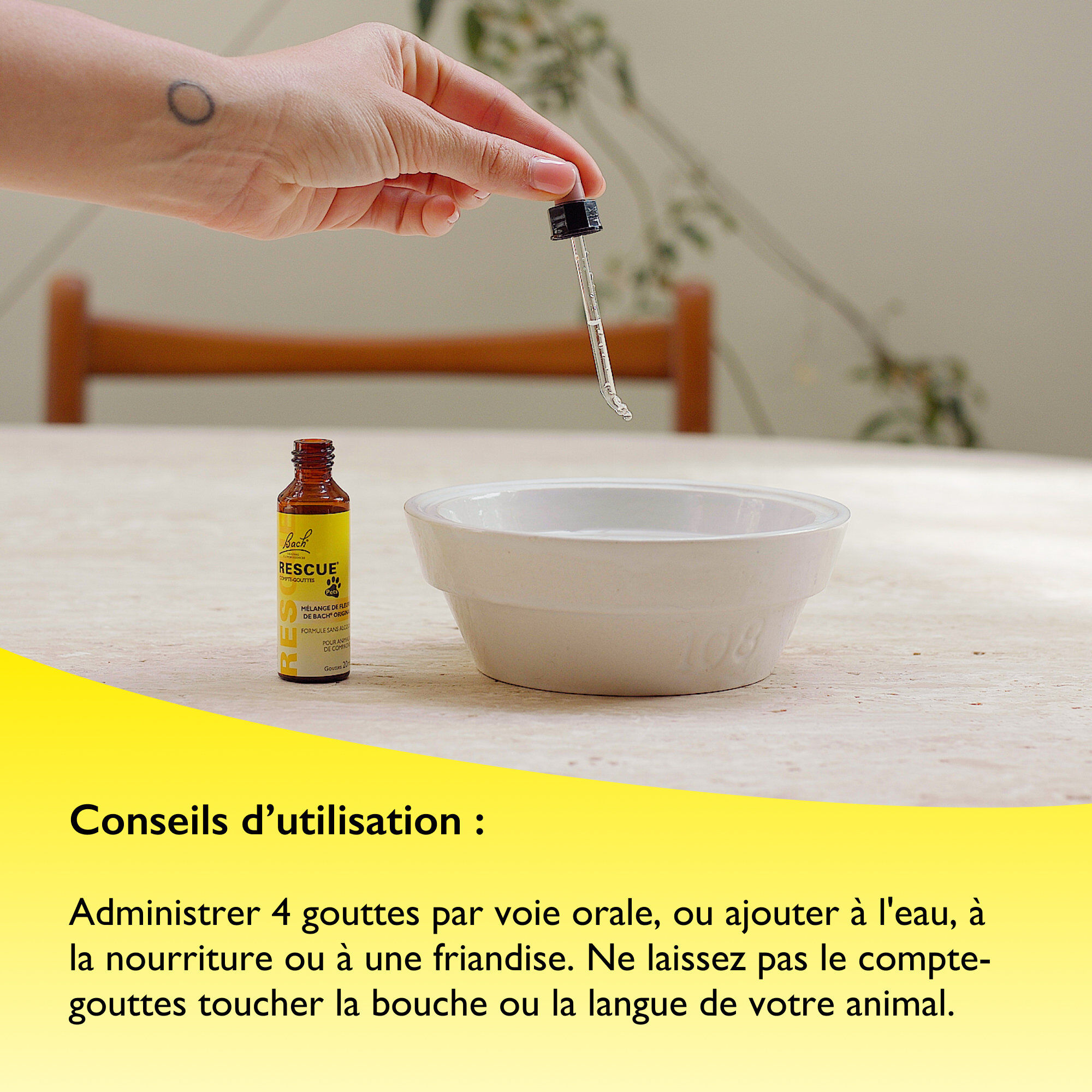 Rescue Pets - M&eacute;lange Compte-gouttes Fleurs de Bach - 20ml Image num&eacute;ro 5