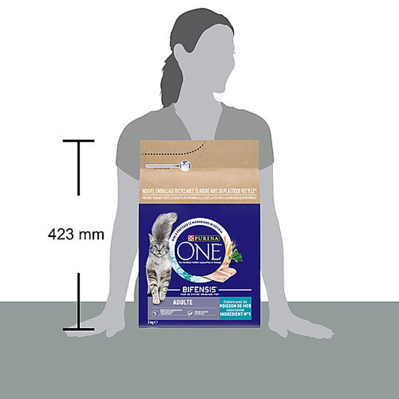 Purina One - Croquettes au Poisson et Céréales pour Chat Adulte - 3Kg Image numéro 4 Purina One - Croquettes au Poisson et Céréales pour Chat Adulte - 3Kg Image numéro 4
