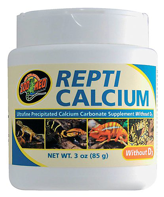 Zoomed - Complément de Calcium sans D3 Repticalcium pour Reptiles - 85g