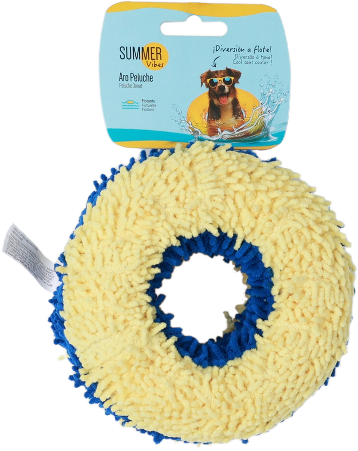 Summer Vibes - Peluche Anneau Flottante pour Chiens - 13cm Image num&eacute;ro 1