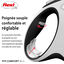 Flexi - Laisse &agrave; Enrouleur Comfort Sangle L pour Chiens - 5m / Noir Indicateur image num&eacute;ro 7