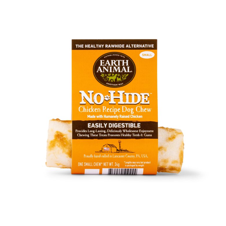 Earth Animal - Friandises No Hide à Mâcher au Poulet pour Petits Chiens - S Image numéro 1 Earth Animal - Friandises No Hide à Mâcher au Poulet pour Petits Chiens - S Image numéro 1