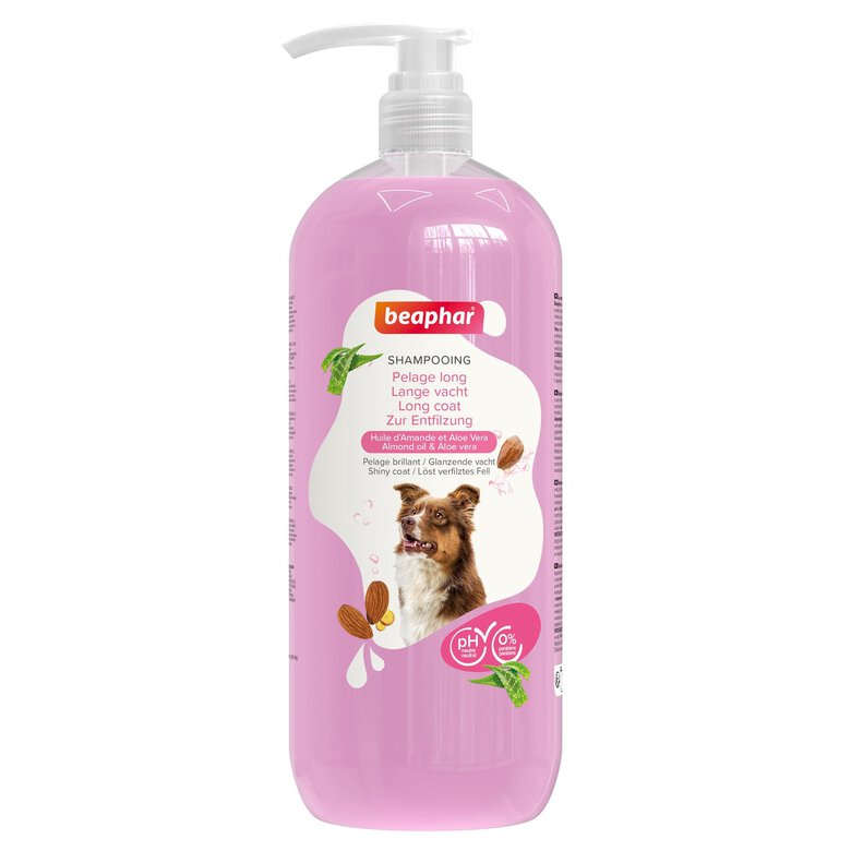 Beaphar - Shampooing Essentiel pelage long pour chien -  1L Image numéro 1 Beaphar - Shampooing Essentiel pelage long pour chien -  1L Image numéro 1