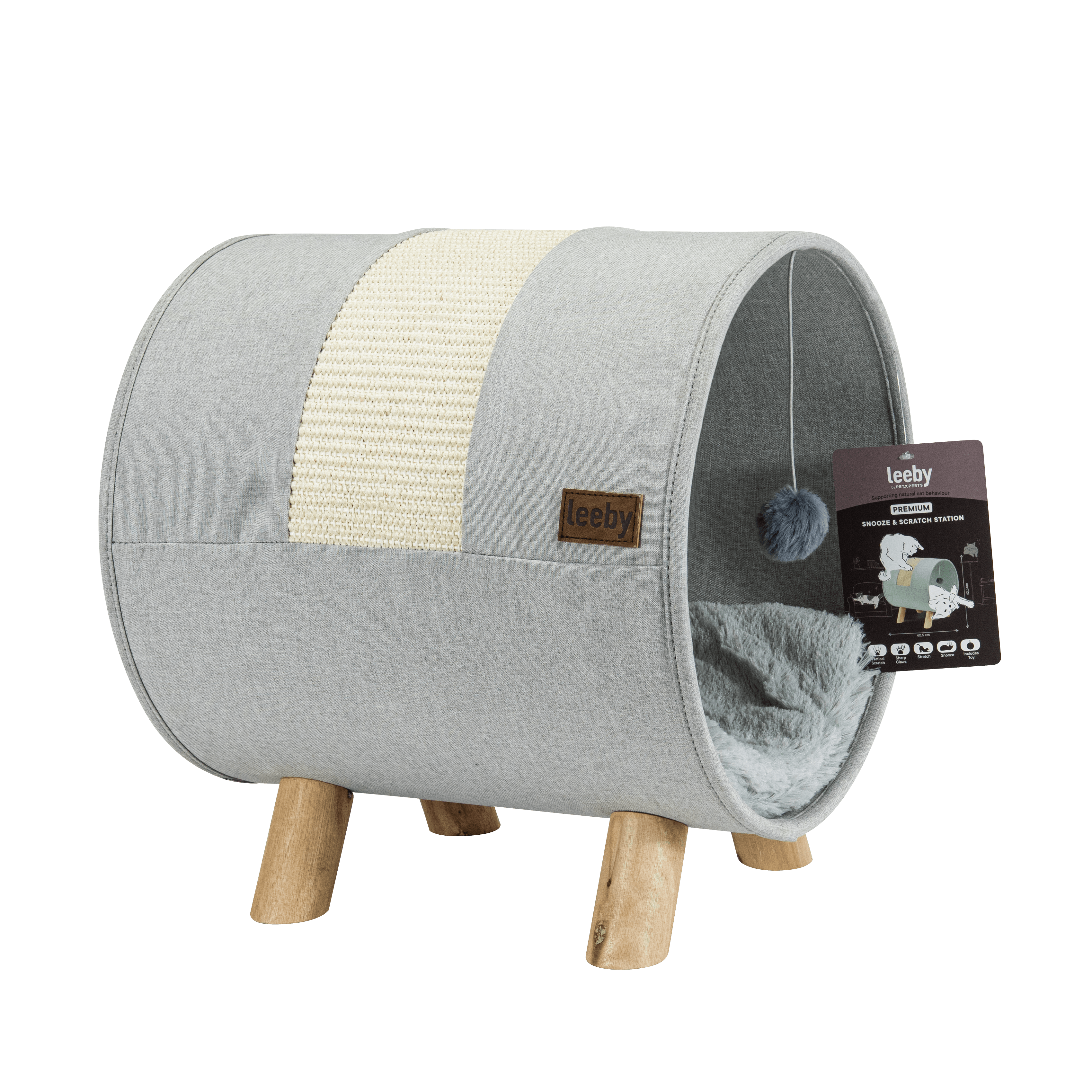 Leeby - Griffoir Couchage Saffira pour Chats - 45x37x39,5cm Image num&eacute;ro 2