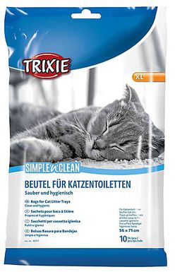 Trixie - Simple'n'Clean Sachets pour bacs à litière, XL, 10 Pcs