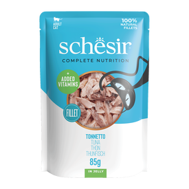 Schesir - Sachet en Gel&eacute;e Complete Nutrition au Thon pour Chats - 85g