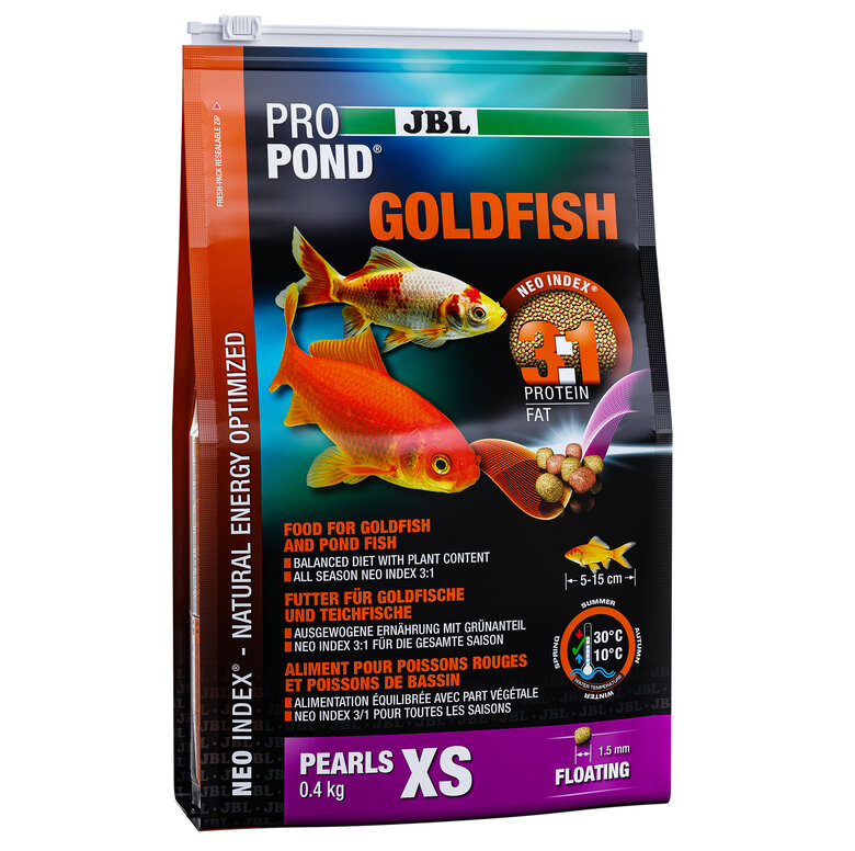 JBL - Aliment Propond Goldfish XS pour Poissons Rouges et de Bassin - 0,4Kg image number null