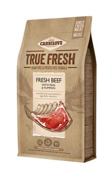 Carnilove - Croquettes True Fresh Adult au Bœuf pour Chiens - 1,4Kg