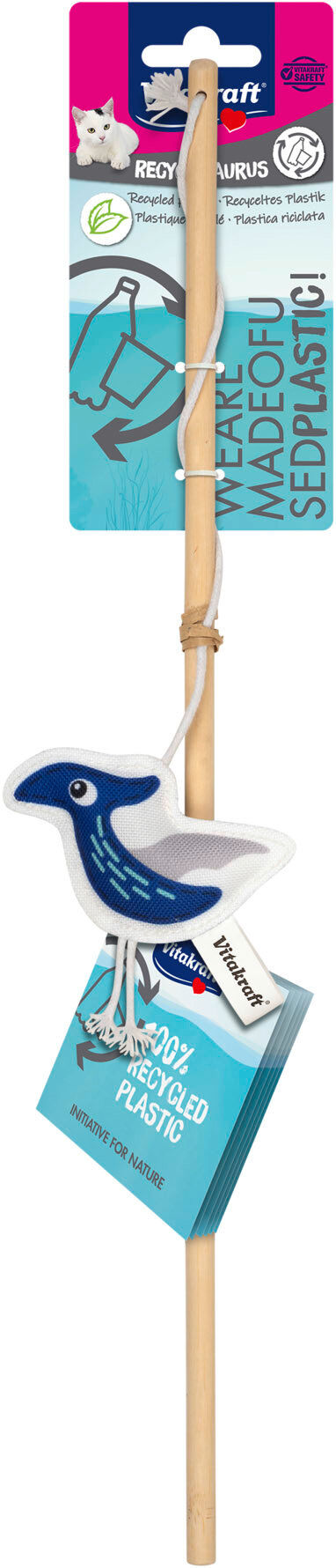 Vitakraft - Happy-Saurus canne &agrave; p&ecirc;che Dino - 40 cm Image num&eacute;ro 1