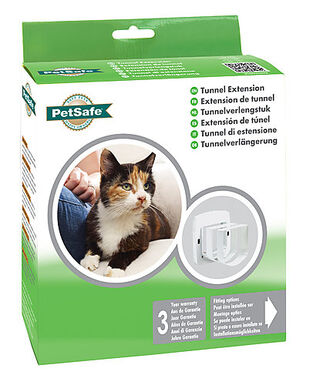 PetSafe - Tunnel Extension Porte Luxe 400 pour Chats - Blanc