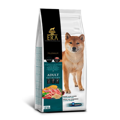Era - Croquettes Millennium Canard et Agneau pour Chien de Moyennes et Grandes Races
