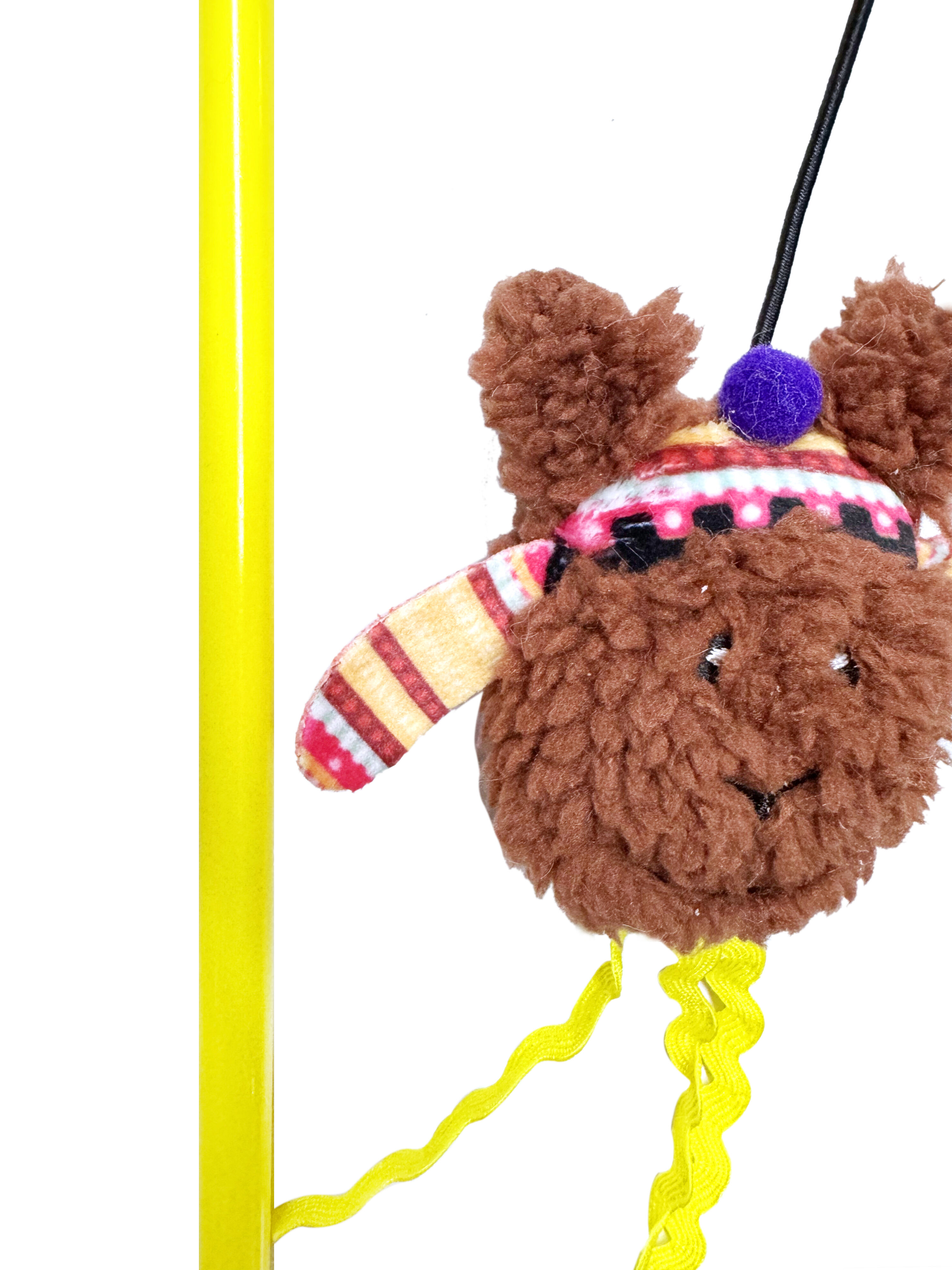 Tootoy! - Jouet Canne &agrave; P&ecirc;che Lama pour Chats - 47cm Image num&eacute;ro 3