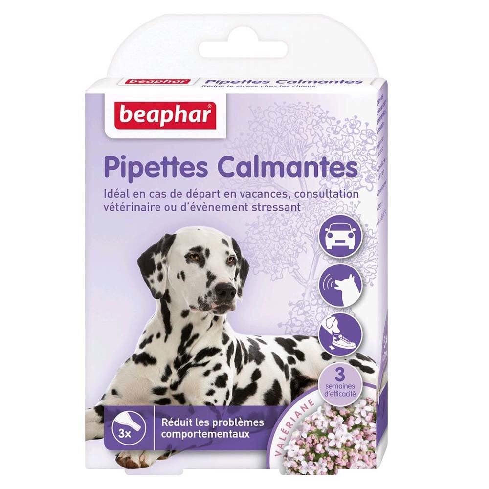 Beaphar - Pipettes Calmantes Anti-stress pour Chien - x3 Image num&eacute;ro 1