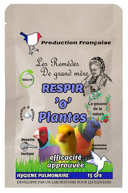 Animalgeo - RESPIR'O'PLANTES OISEAUX -SACHET-15 Grs