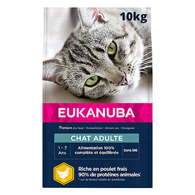 Eukanuba - Croquettes Chat Adulte Condition Optimale Toutes Races Poulet