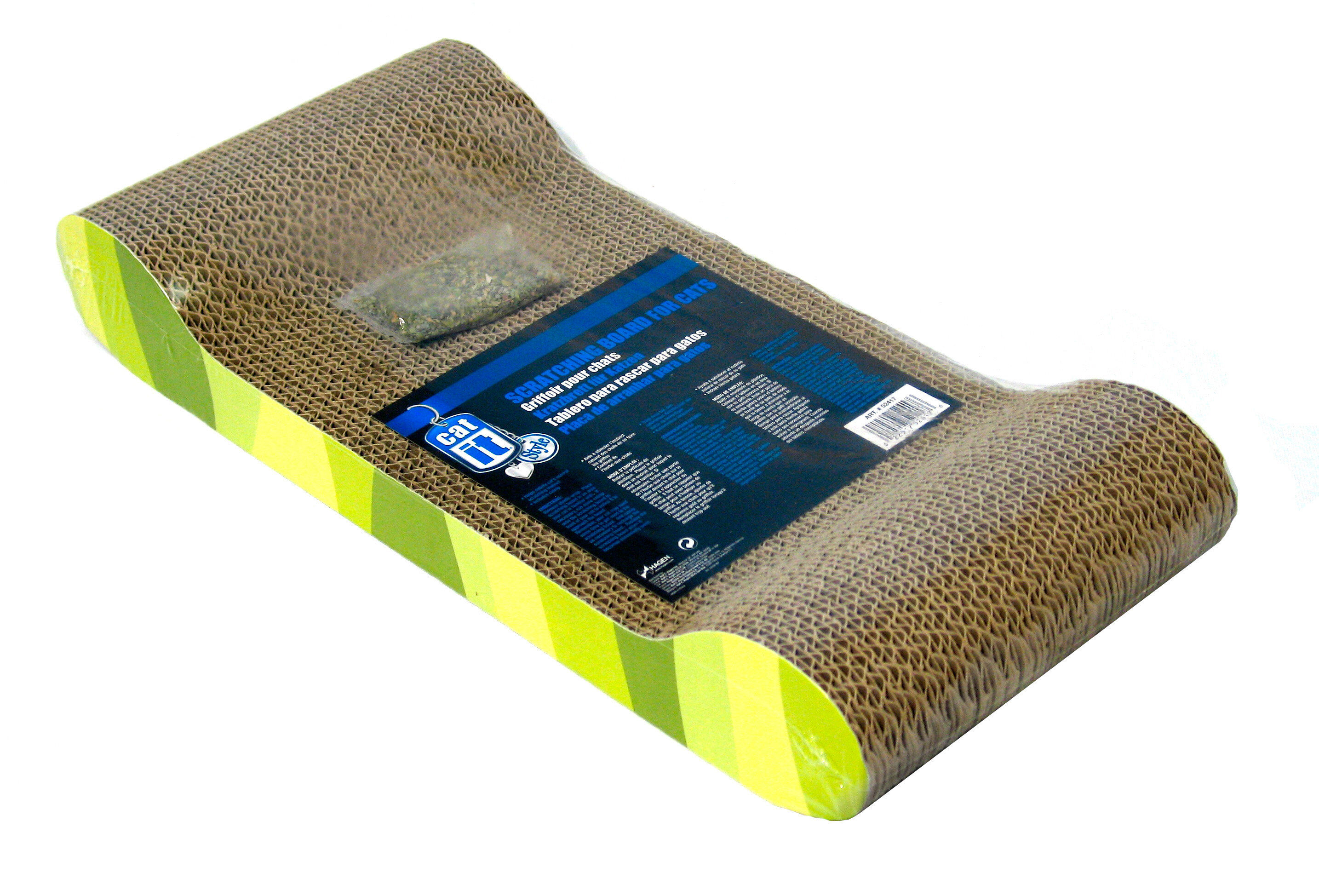 Catit - Griffoir Zebre Vert pour Chat Image num&eacute;ro 1