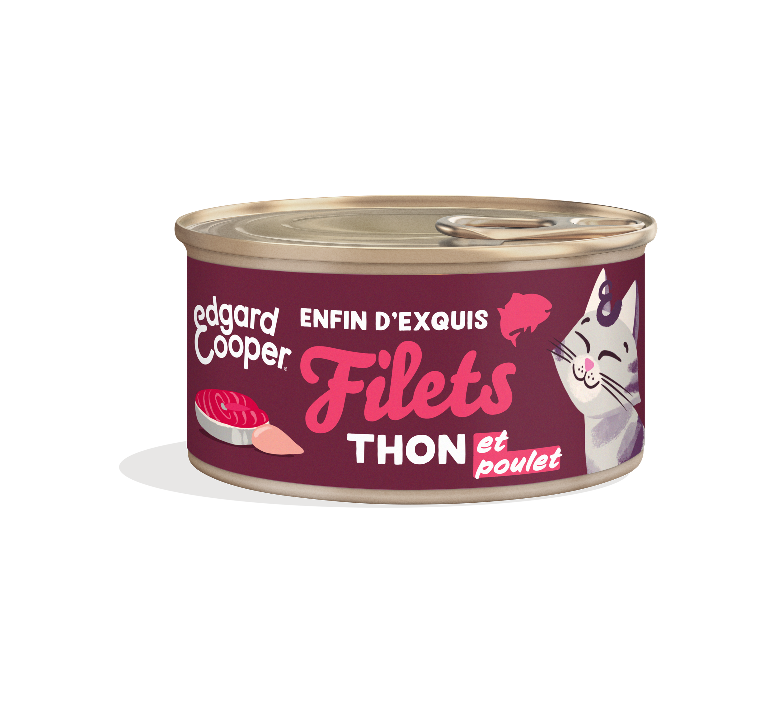 Edgard & Cooper - Filets de Thon et Poulet pour Chat - 70g Image num&eacute;ro 1