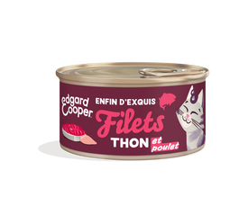 Edgard & Cooper - Filets de Thon et Poulet pour Chat - 70g