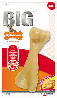 Nylabone - Jouet Os à Mâcher BIG Bone au Poulet pour Chiens - XXL