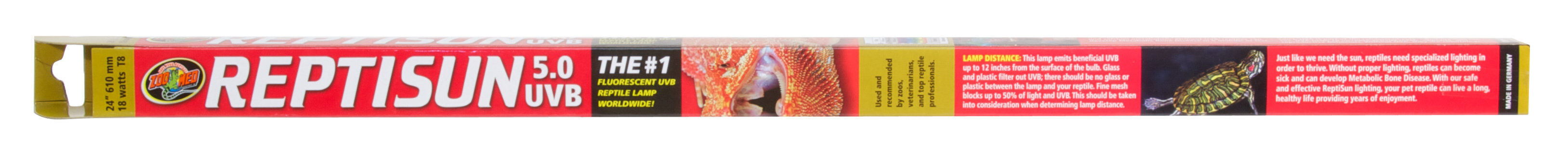 Zoomed - Tube T8 pour Terrarium - Uvb 5.0 - 18w - 610 Mm Image num&eacute;ro 1
