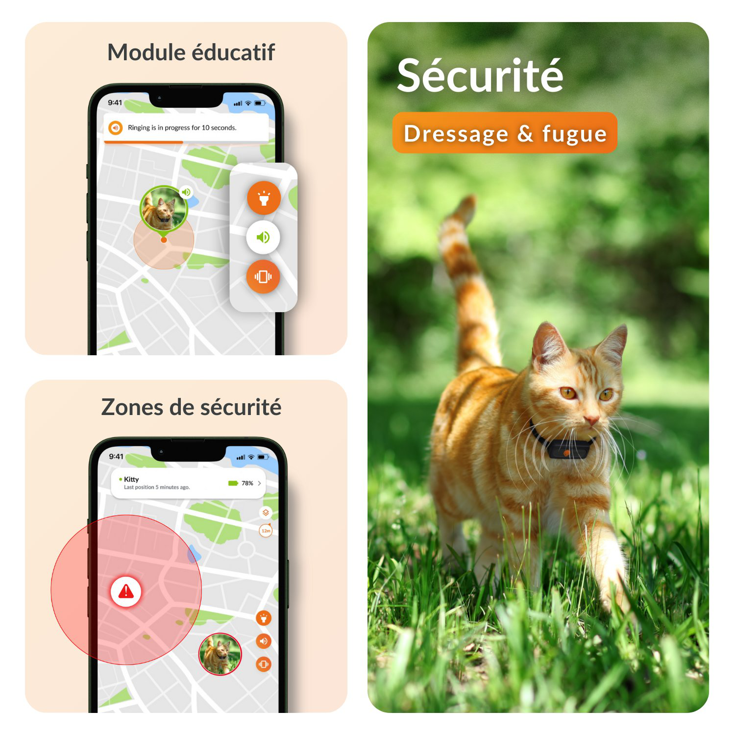 Weenect - Traceur GPS XS Edition 2023 pour Chats - Noir Image num&eacute;ro 5