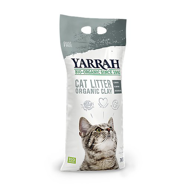 Yarrah - Litière Bio Agglomérante Argile pour Chat - 7Kg