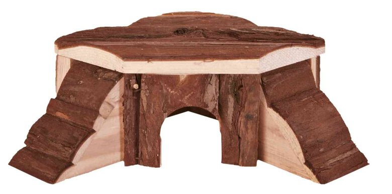 Trixie - Maison Thordis hamster en bois d'écorce - 21x7x19cm Image numéro 1 Trixie - Maison Thordis hamster en bois d'écorce - 21x7x19cm Image numéro 1