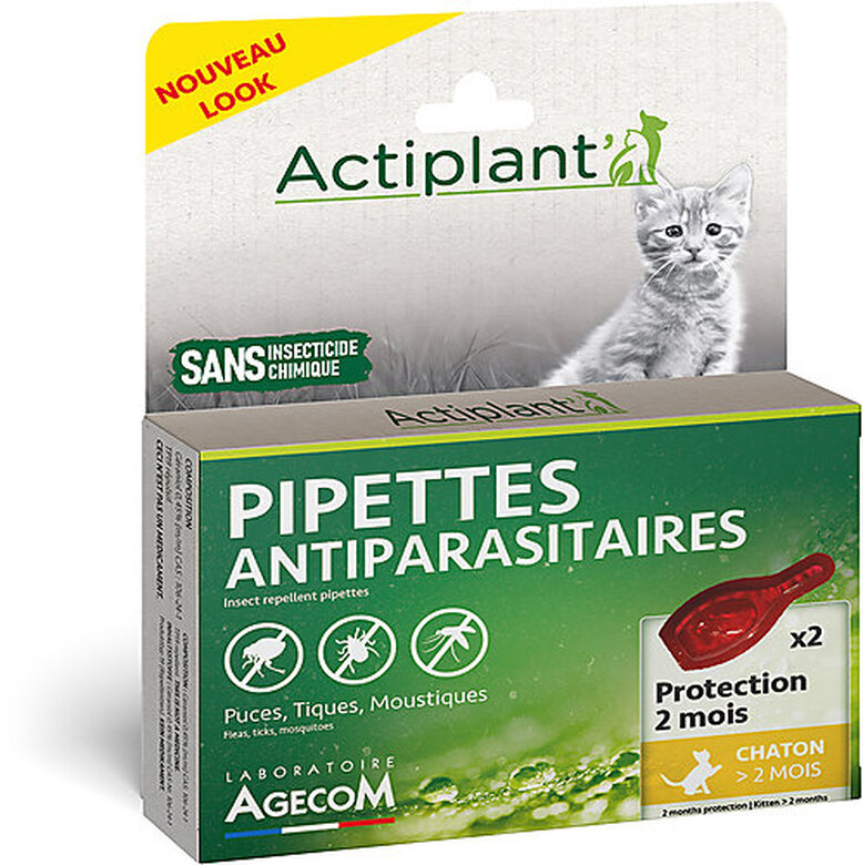 Essentiel - Pipettes Antiparasitaires Eco Spot pour Chaton - x2 image number null