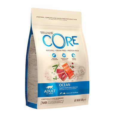 Wellness - Croquettes Ocean Au Saumon et Thon Pour Chats - 300g