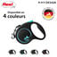Flexi - Laisse &agrave; Enrouleur Black Design S Sangle - 5m/ Noir/Bleu Indicateur image num&eacute;ro 8