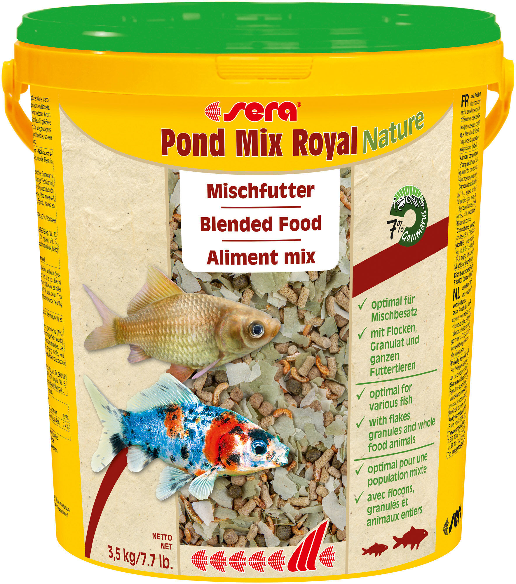 Sera - Pond Mix Royal Nature 21.000 ml - 3,5 kg Image num&eacute;ro 2