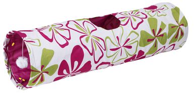 Kerbl - Tunnel pour chat Flower multicolor, 90cm, Ø25cm