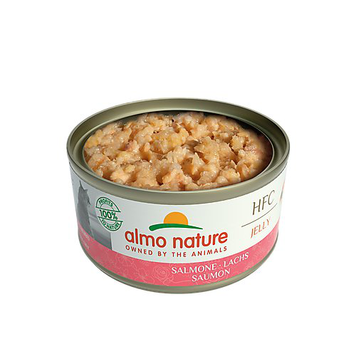 Almo Nature - P&acirc;t&eacute;e en Bo&icirc;te HFC Jelly Saumon pour Chat - 70g Image num&eacute;ro 2