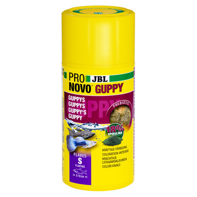 JBL - Aliment en Flocons Pronovo GUPPY FLAKES pour Poissons Tropicaux