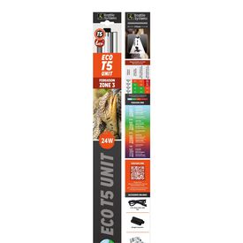 Reptile Systems - Eclairage Eco T5 Unit Zone 3 Ferguson pour Terrarium