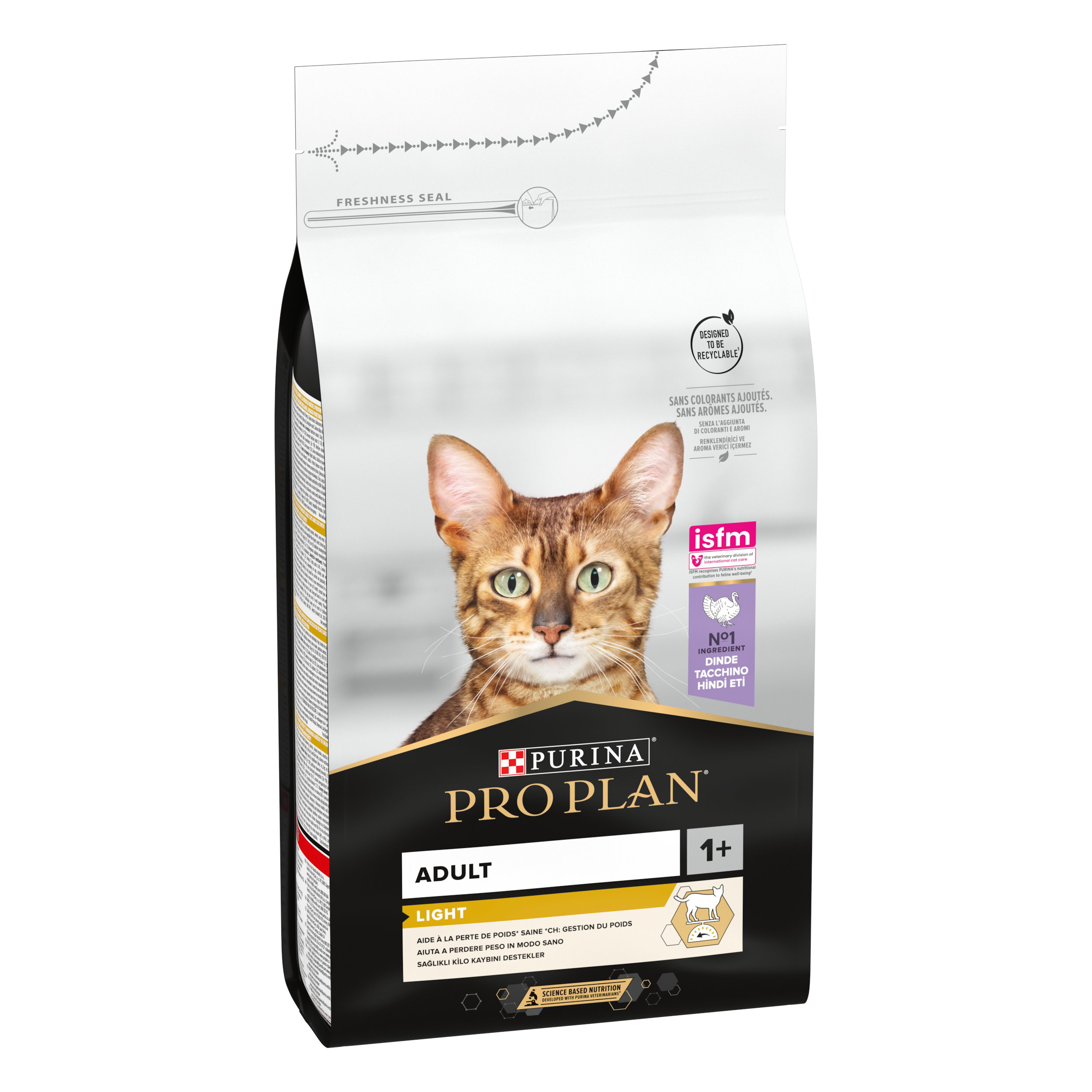 Pro Plan - Croquettes Light &agrave; la Dinde pour Chat Adulte - 1,5Kg Image num&eacute;ro 2