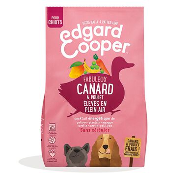 Edgard & Cooper - Croquettes au Canard et Poulet pour Chiot